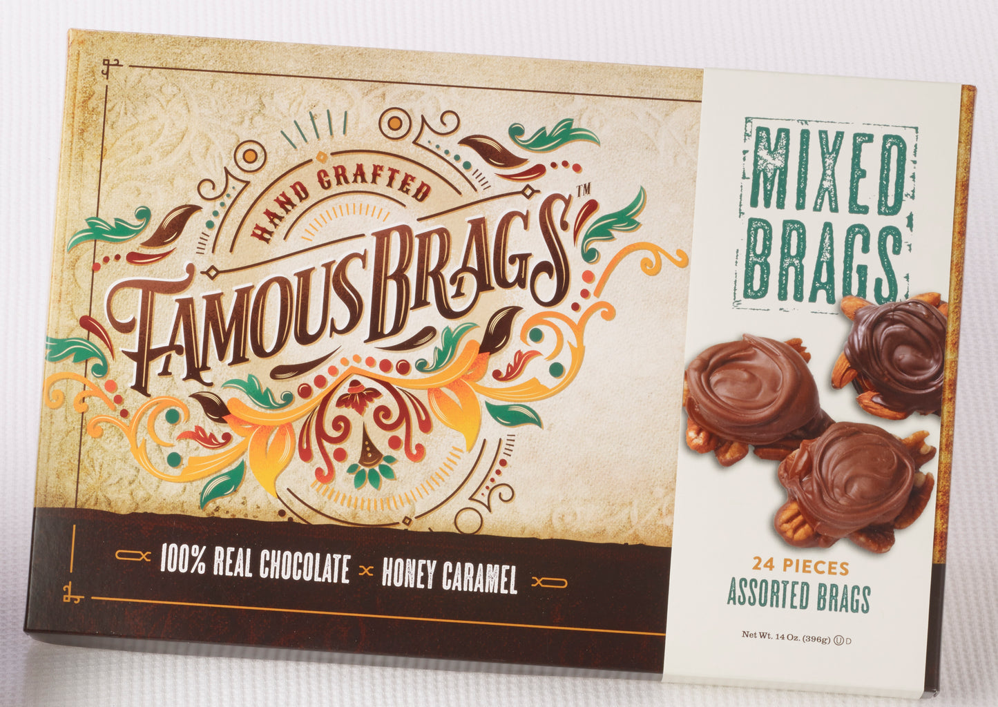 Assorted Mixed Brags Sweet Shop USA Famous Mixed Brags Caramel