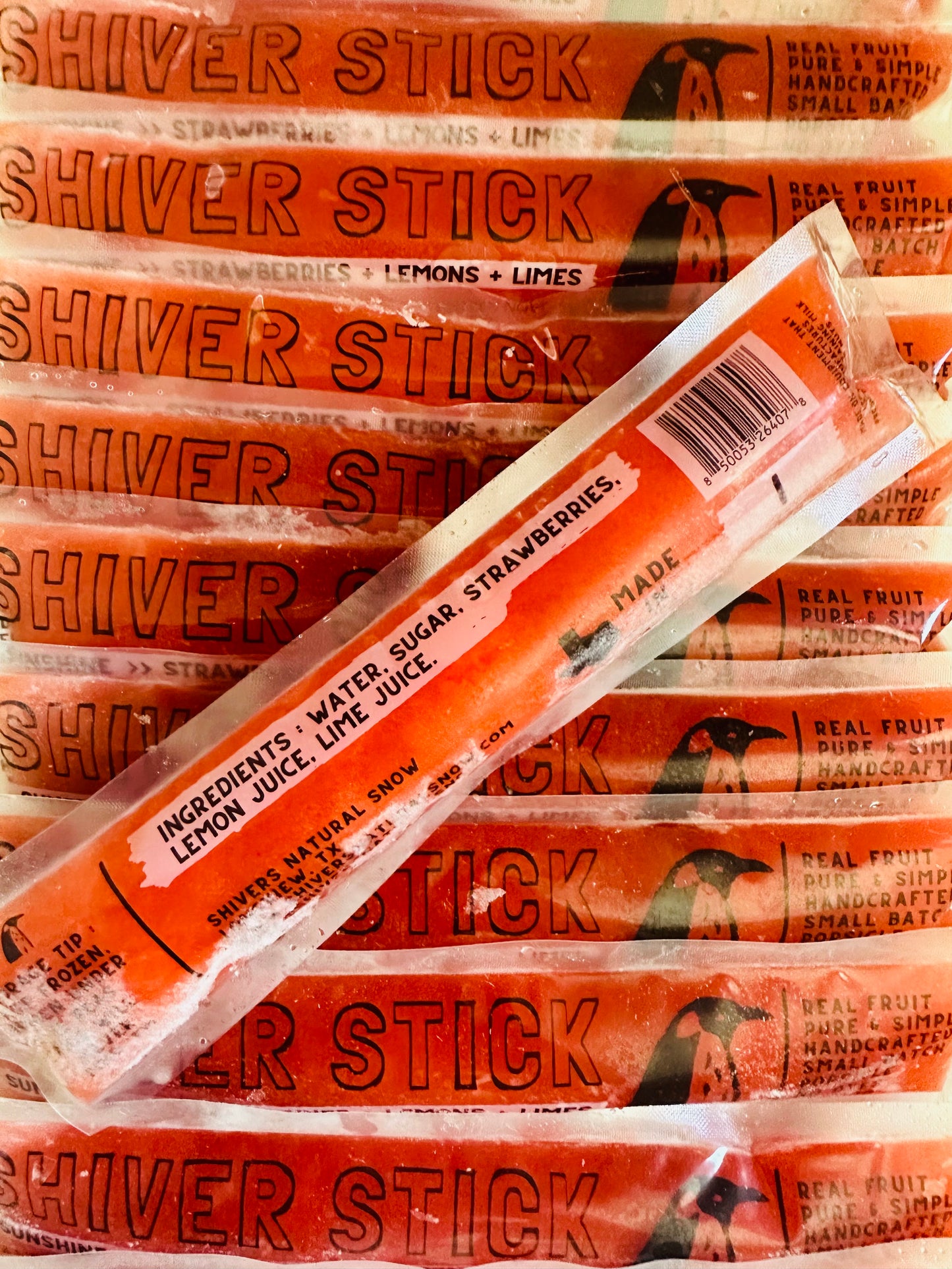 Shiver Sticks: Strawberry Sunshine - 12 pack
